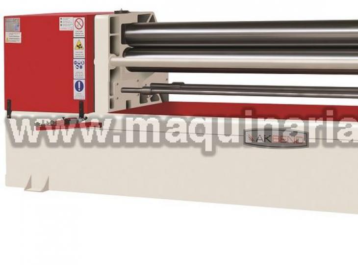 Plate roll bending machine AKYAPAK  with three rolls Mod. ASM 110 of 1550 x 4