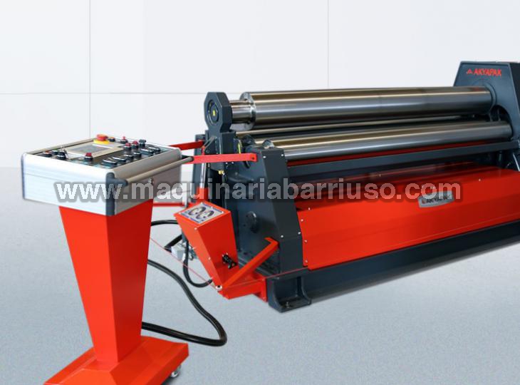Plate roll bending machine AKYAPAK AHS 20/04 of 2100 x 06/04